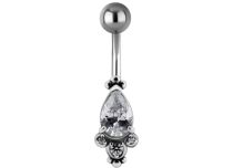 Banana Steel Strass White Griffé Goutte | Itc