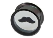 Plug Steel Black Double Moustache Pattern | Itc
