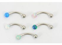 Banana Steel Ball Opal Synthetic 3 mm Colored | Itc