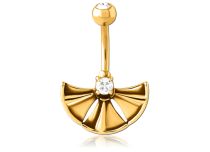 Golden Triangle Banana with Central Crystal | Itc