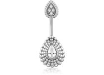 Banana Surgical Steel Oval Double Drop Mono Strass | Itc