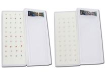 Box of 40 Steel Nose Studs with Crystal | Itc
