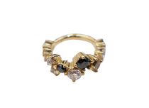 Anneauc hinge CoCr Pvd Gold 1.2X8 geometric shape