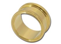 Tunnel Steel Gilded Fine Gold Unscrewable | Itc