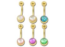 Bananr Steel Gold Fine Fantasy with Synthetic Stone | Itc