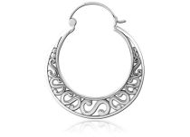 Créole Silver plated for Tunnel motif Infini | Itc