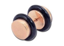 Faux Plug Steel Gold Pink | Itc