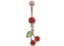 Banana Navel Steel Gold Pink Cerises Crystal Red | Itc