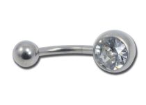 Banana Titanium Crystal Sterile with Balls 5 / 8 mm | Itc