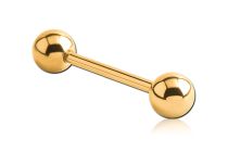 Barbell Titanium PVD Gold Sterile Ball 1.2 mm | Itc
