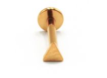 Labret Titanium PVD Gold Internal Sterile Triangle pattern | Itc