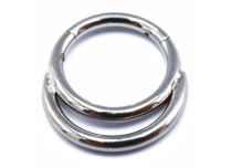 Sterile Titanium Hinge Ring Moon Crescent Pattern | Itc