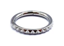 Hinge Ring Titanium Sterile Rivet Pattern Square | Itc
