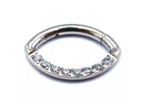 Sterile Titanium Hinge Ring Rugby Ball with Strass | Itc
