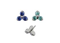 Threadless Titanium 0.5X3.5 trinity pattern accessory