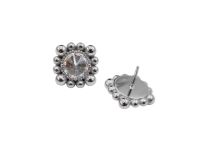 Threadless CoCR accessory 0.5X7 round Tribal motif rhinestone