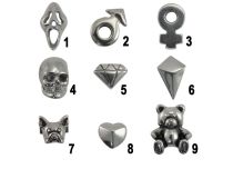 Steel accessory for patterned clip-on rings | Itc