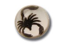 Steel Ball Push Clip Scorpion pattern | Itc