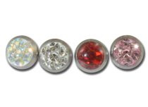 Titanium Disc Internal Screw 4 mm Crystal Gloss Colored | Itc