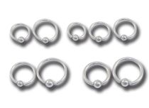 Colored Titanium Ball Ring | Itc
