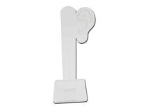 Transparent 10-place micro barbell and labret display stand