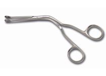 Stainless steel bent piercing pliers, small round