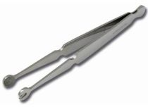 Stainless steel labret tweezers