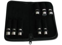Set of 8 steel insertion rods (shouldered finish) Ø 19 to 26mm