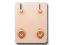 Mini medicale gold-plated Euro crystal white blister pack 12 sterile pairs