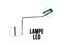 Portable LED tattoo lamp in aluminium