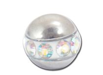 Steel & Crystal Resin Ball | Itc