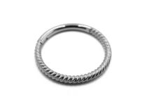 Hinge Ring Twisted Steel | Itc
