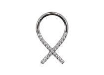 Ring titanium hinge ribbon pattern| Itc