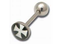 Barbell Steel Disc 8 mm motif Cross Order of the Temple | Itc