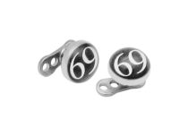 Piercing Surface Titanium Steel Disc 5 mm motif 69 | Itc
