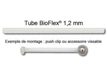 Straight BioFlex tube for accessory or Push Clip | Itc