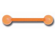 Barbell Flexible Acrylic Balls Phosporescent Pink | Itc