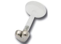 Labret PMFK Heart-shaped steel ferrule | Itc