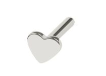 Labret titane ASTM-F136 cœur vis interne 1,2 mm