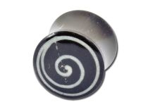 Black Horn Plug Spiral pattern | Itc