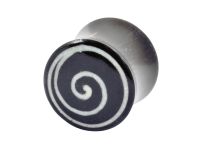 Black Horn Plug Spiral pattern | Itc