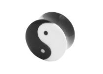 Black Horn Plug Yin-Yang pattern | Itc