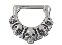Steel Teton Clickers Skull Jewelry | Itc