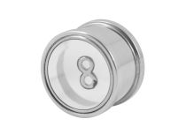 Infinity pattern screw-in steel tunnel