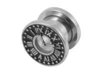 Plug Steel Shaped Pattern Clock | Itc