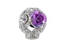 Faux Plug Calavera Flower Purple | Itc