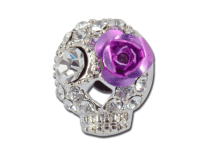 Faux Plug Calavera Flower Purple | Itc