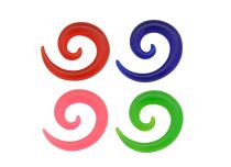 Spiral Expander Acrylic Colored | Itc