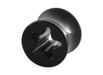 Tunnel Acrylic Star pattern Black | Itc