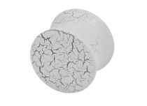 Plug Acrylic Splinter Pattern White | Itc
